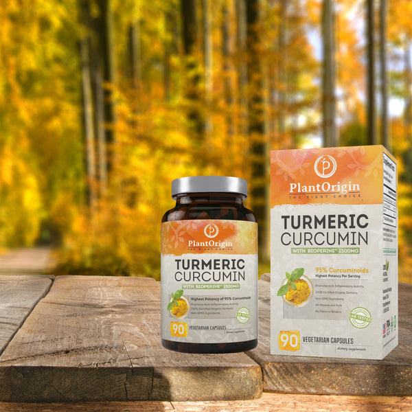 PlantOrigin Launches Turmeric Curcumin With Superior Bioavailability and Absorption